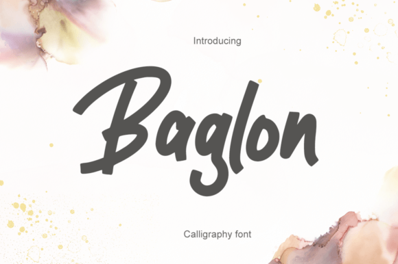 Baglon: A Modern Calligraphy Font for Creative Projects