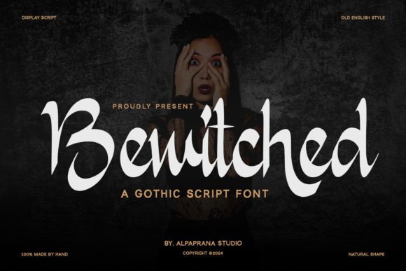 Bewitched Font: A Touch of Handwritten Charm for Your Designs