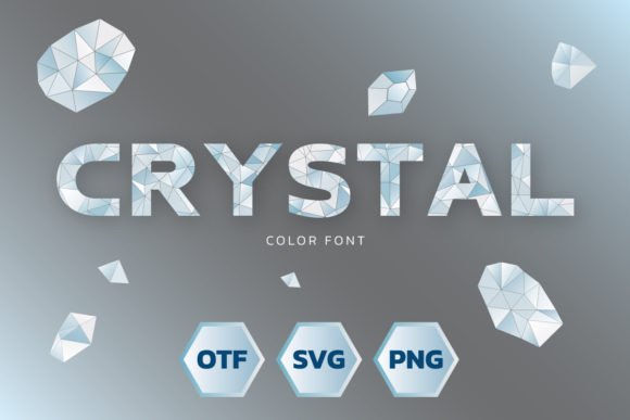 Crystal: The Modern Glossy Glass Font for Luxury Design