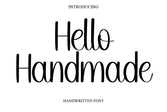 Hello Handmade: The Simple, Natural Handwritten Font for Modern Projects