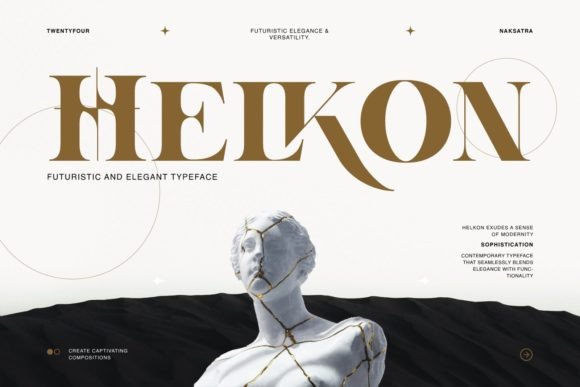 Introducing Helkon: A Cyber-Elegant Display Typeface