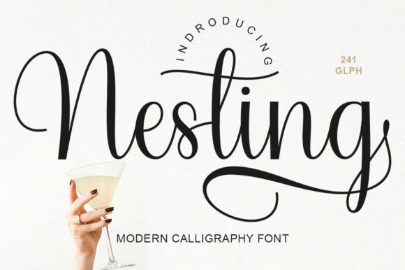 Nesting: A Font That Brings Quiet Sophistication to Your Work