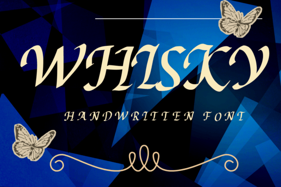 Whisky Font: A Sweet Handwritten Typeface for Modern Designs